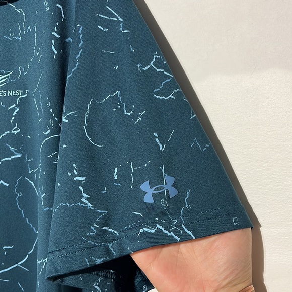 Under Armour Men’s The Playoff Polo Blue Note/Pale Moonlight Size XL - Picture 5 of 8